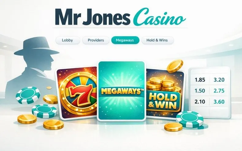 Mr Jones Casino bonus offers page